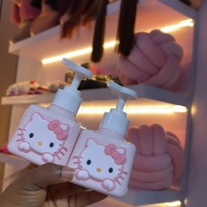 Hello kitty twin pump bottles