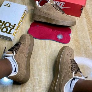 Brown Suede Nike Air Force 1